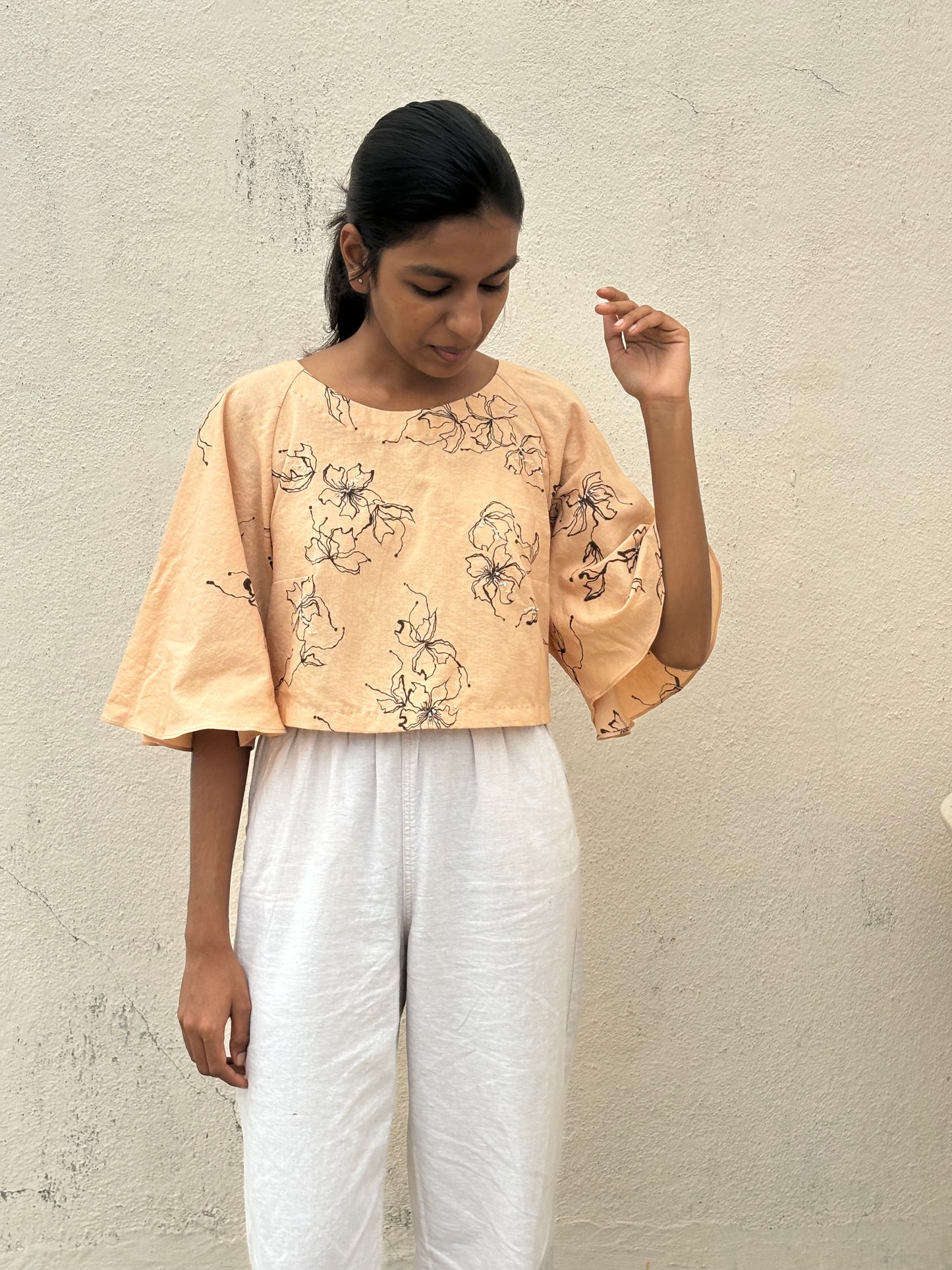 HAND PAINTED RAGLAN TOP