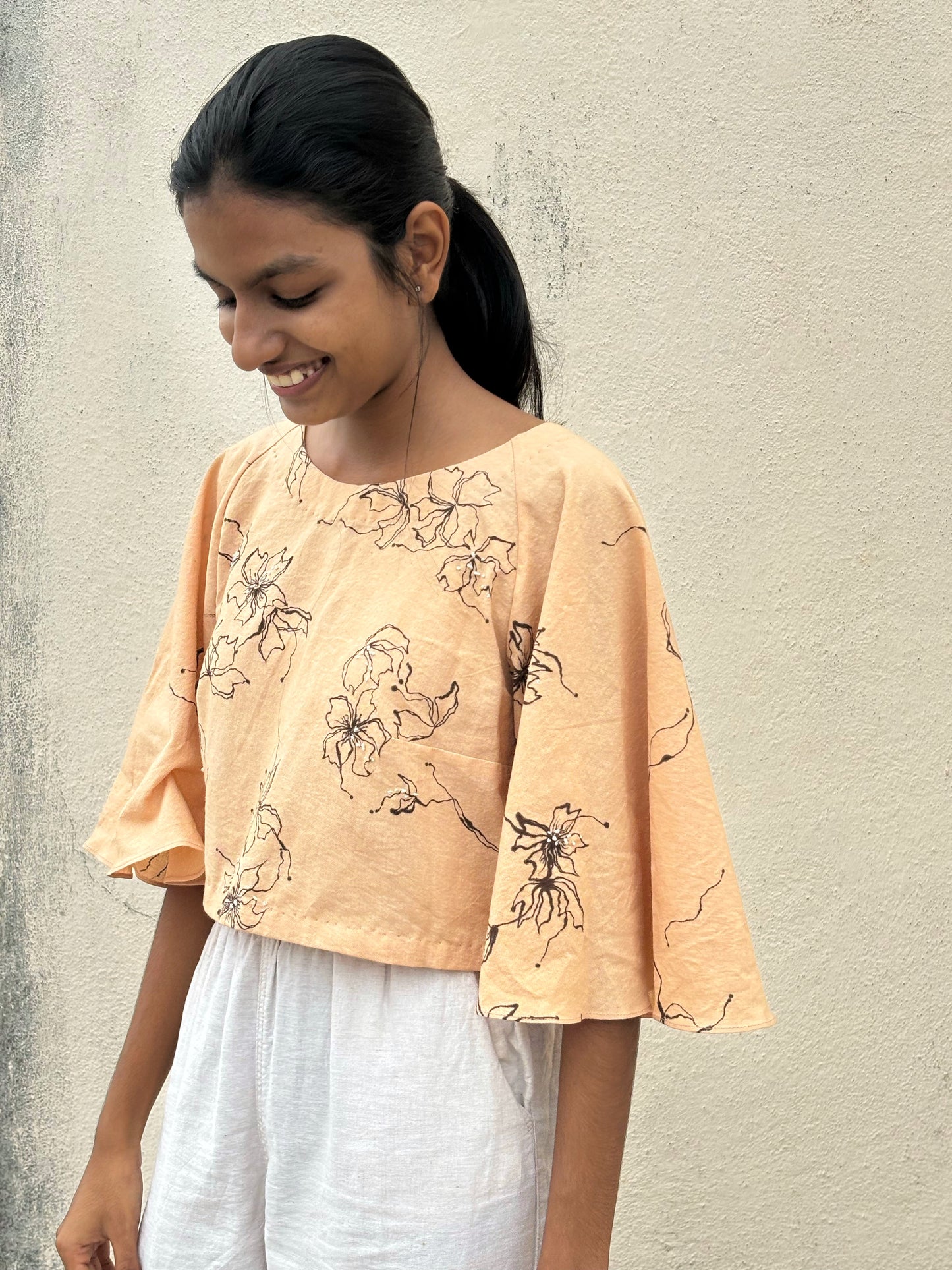 HAND PAINTED RAGLAN TOP
