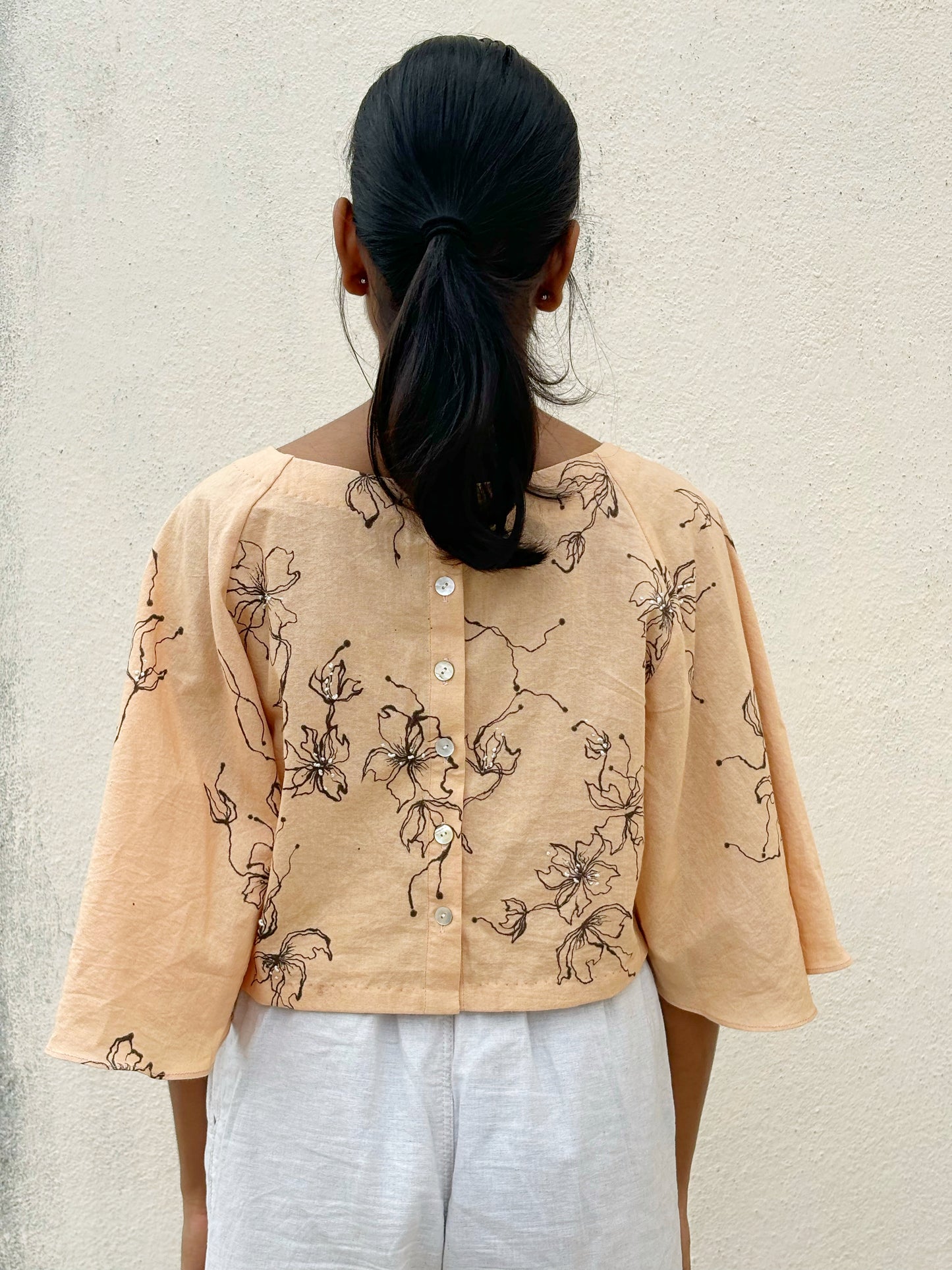 HAND PAINTED RAGLAN TOP
