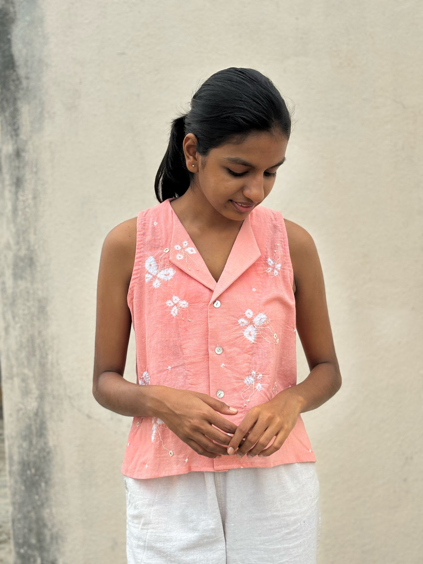 TIE-DYE STATEMENT SHIRT