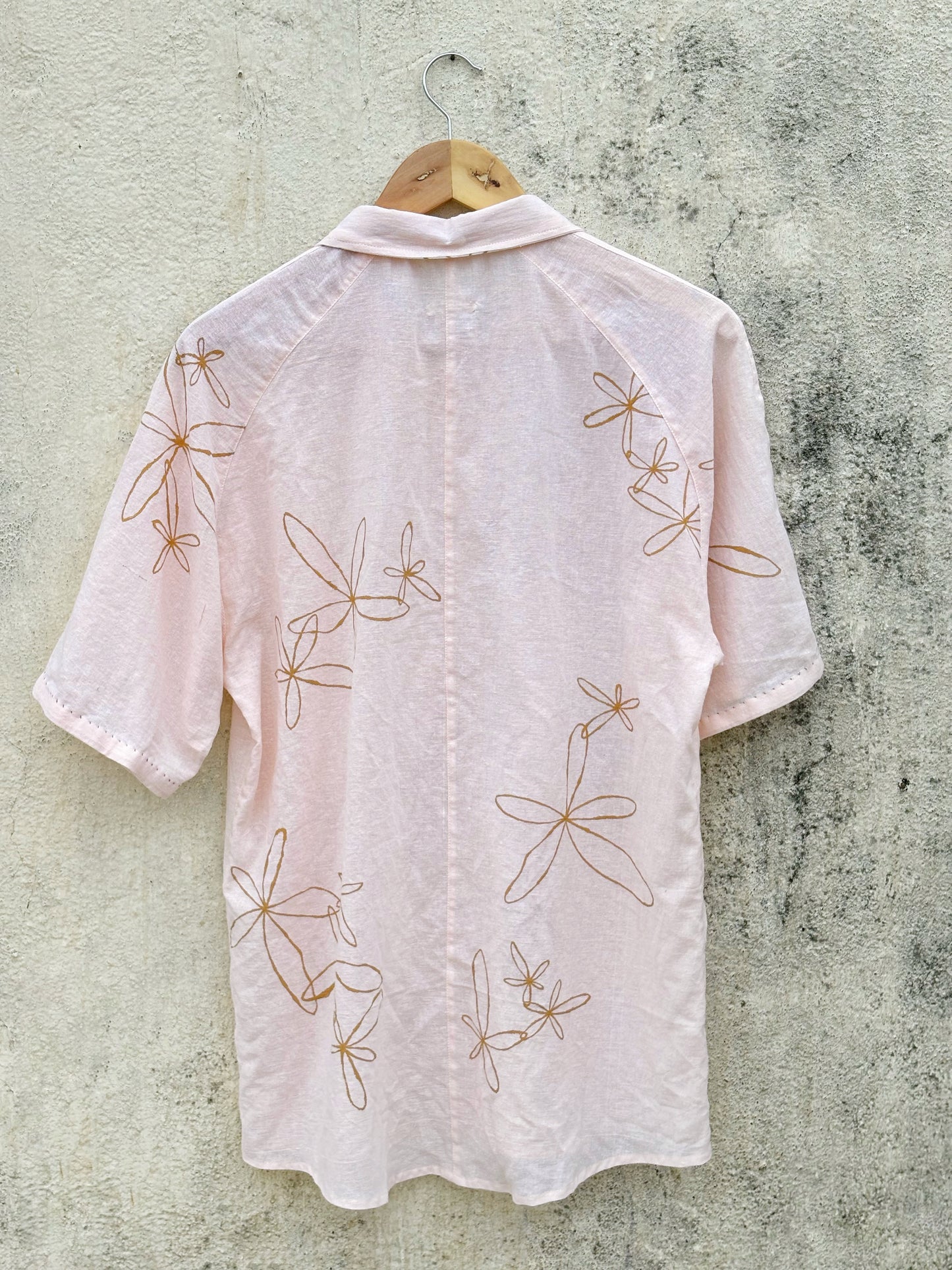 HAND PAINTED ANNATTO SHIRT