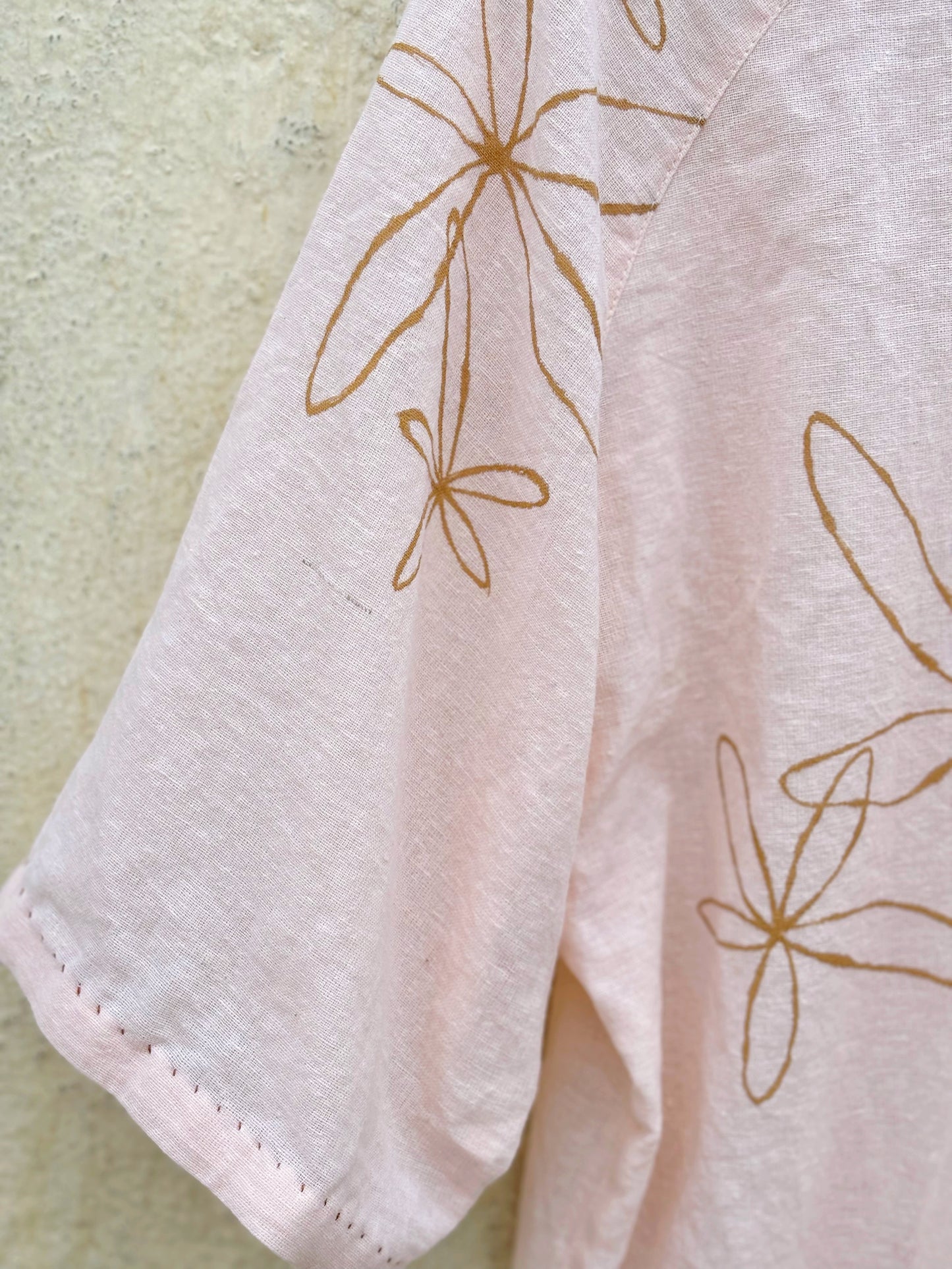 HAND PAINTED ANNATTO SHIRT