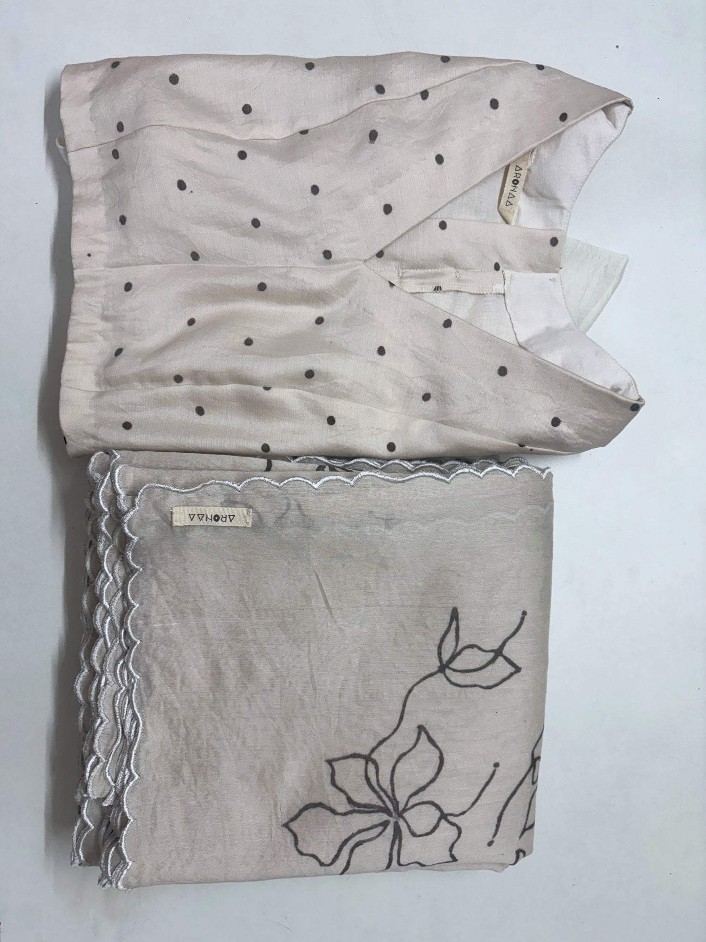 HAND PAINTED SAREE SET