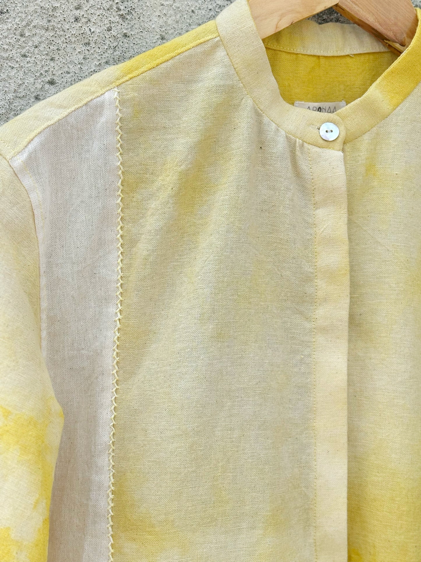 MELLOW YELLOW PANEL SHIRT