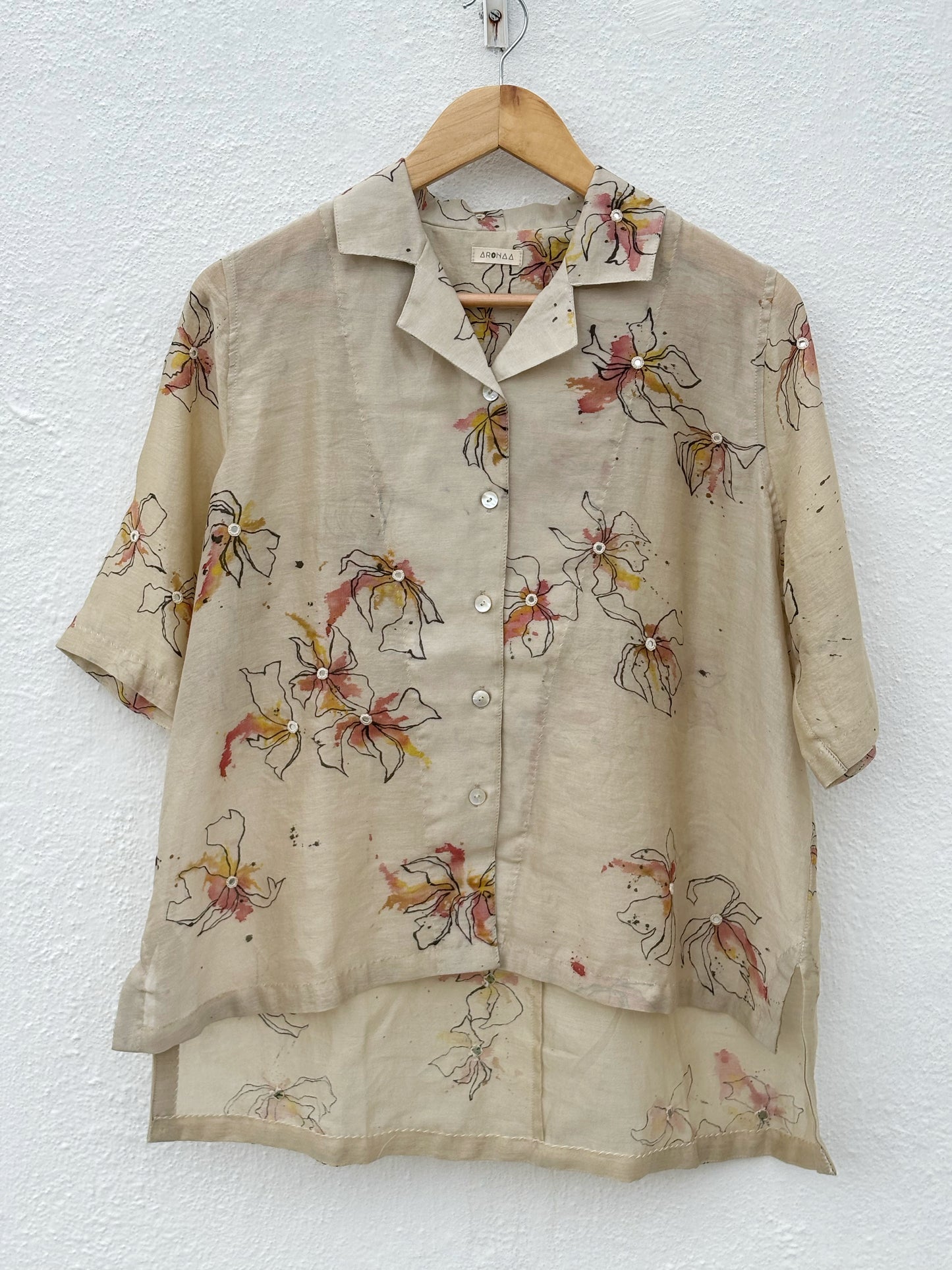HAND PAINTED MULTICOLOUR OVERSIZED SHIRT