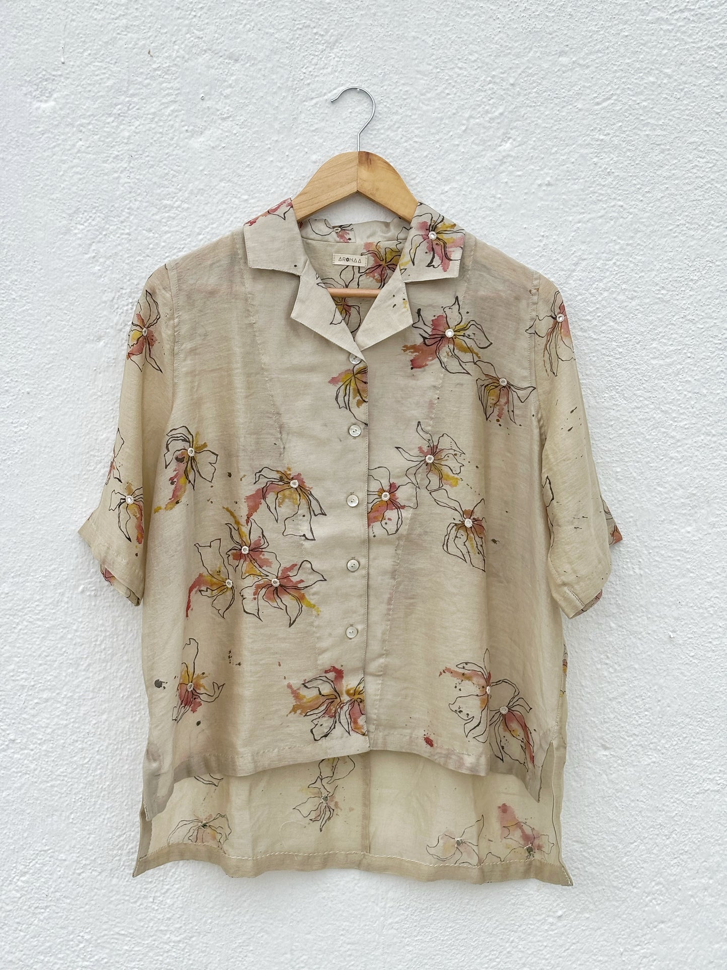 HAND PAINTED MULTICOLOUR OVERSIZED SHIRT