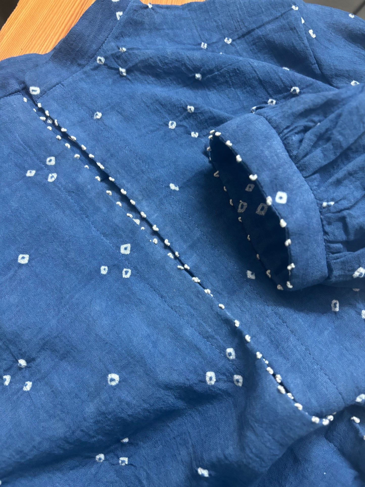“OMG” INDIGO SHIRT