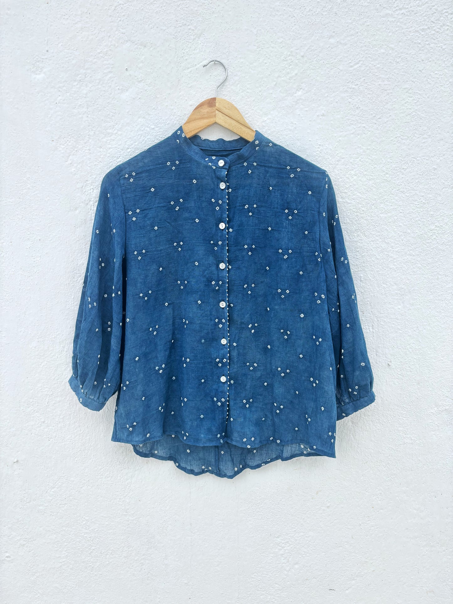 “OMG” INDIGO SHIRT