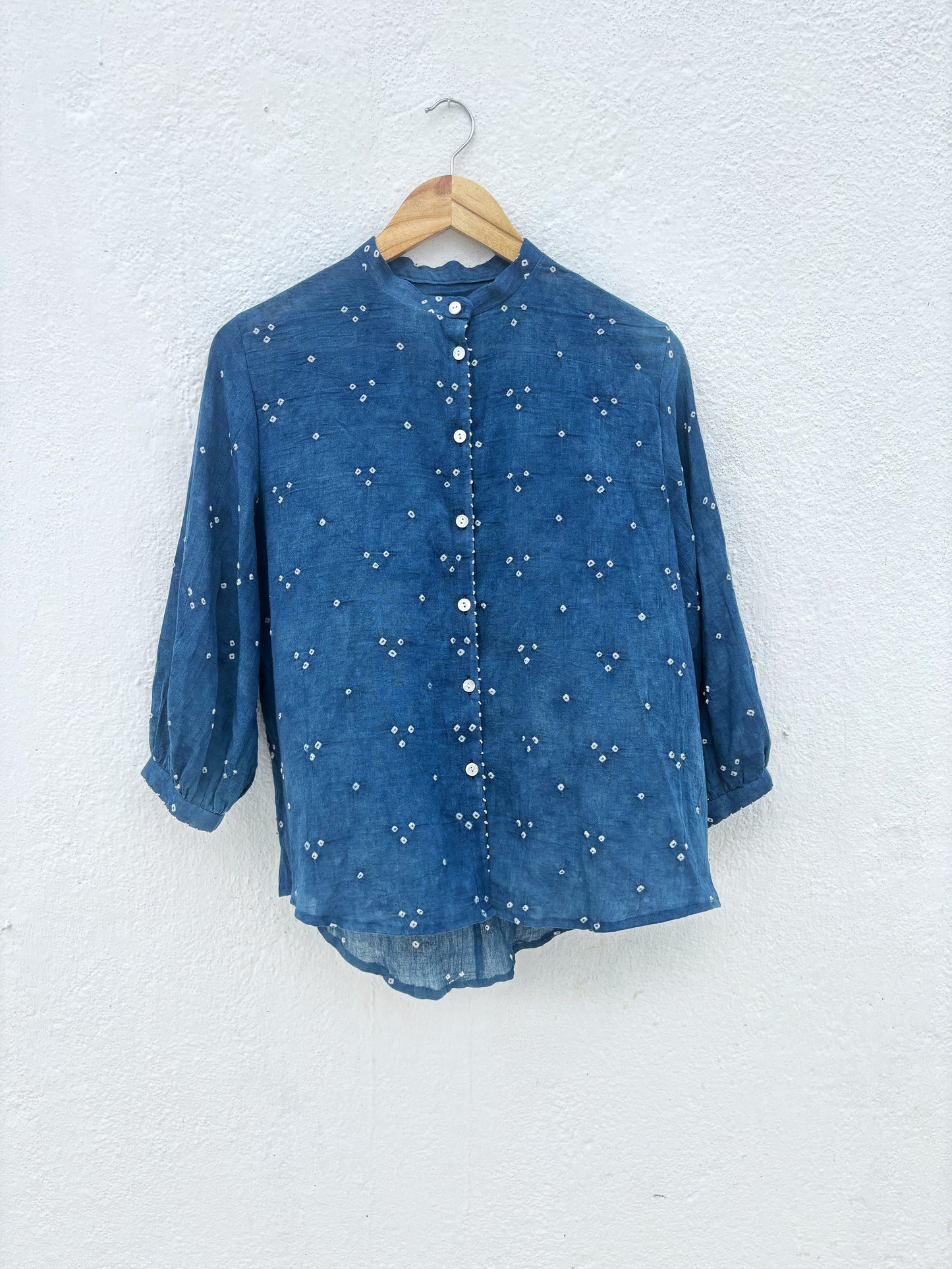 “OMG” INDIGO SHIRT