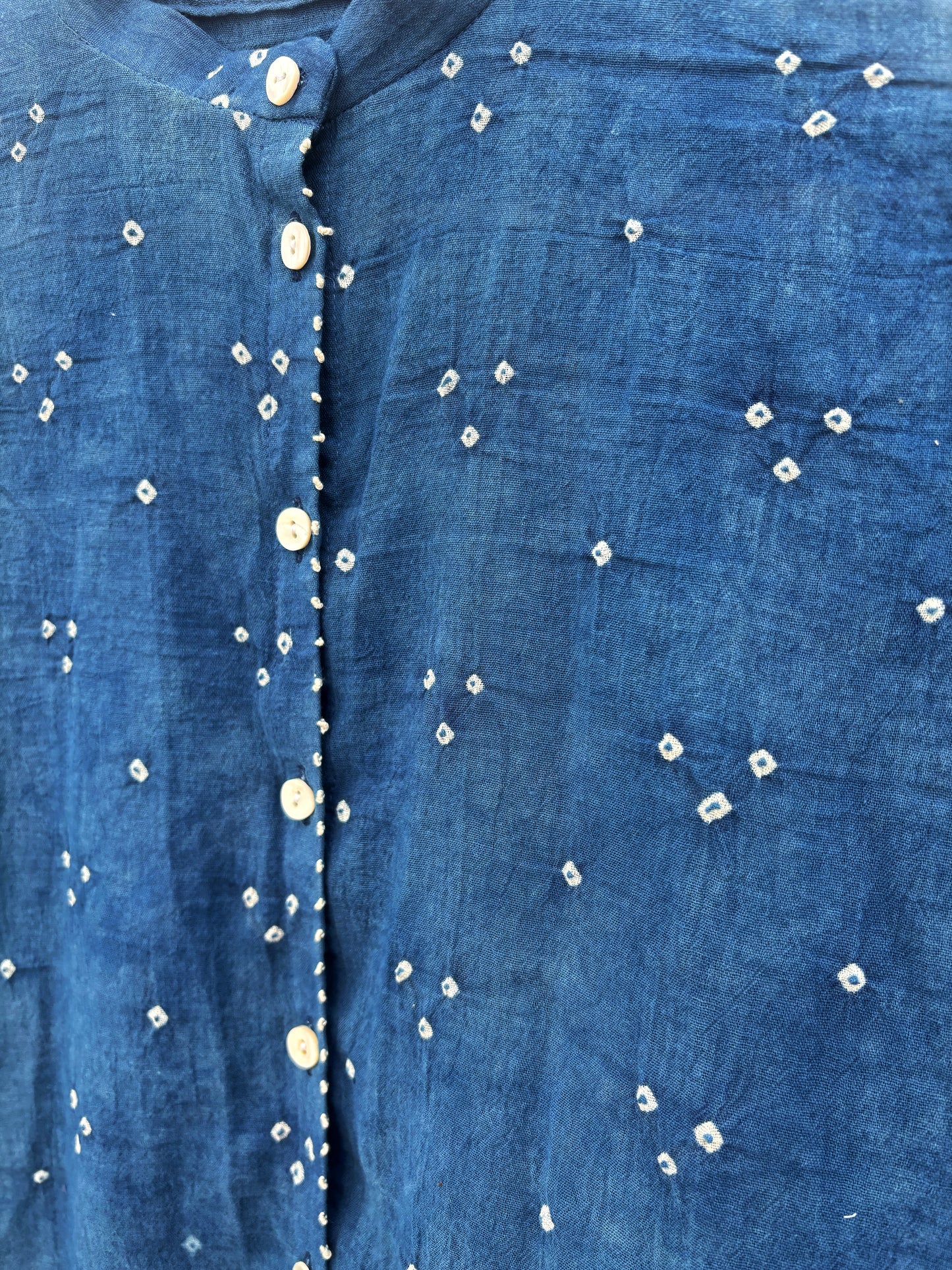 “OMG” INDIGO SHIRT