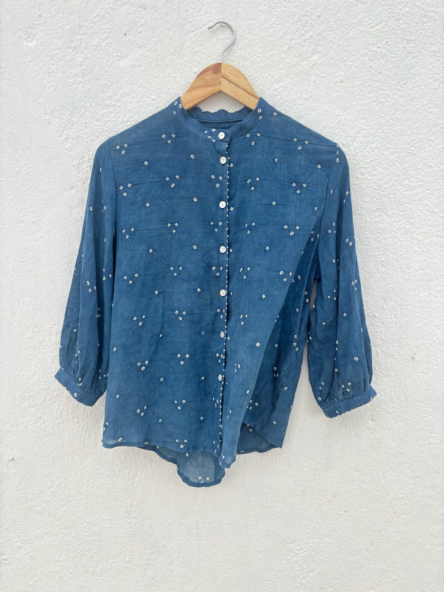 “OMG” INDIGO SHIRT