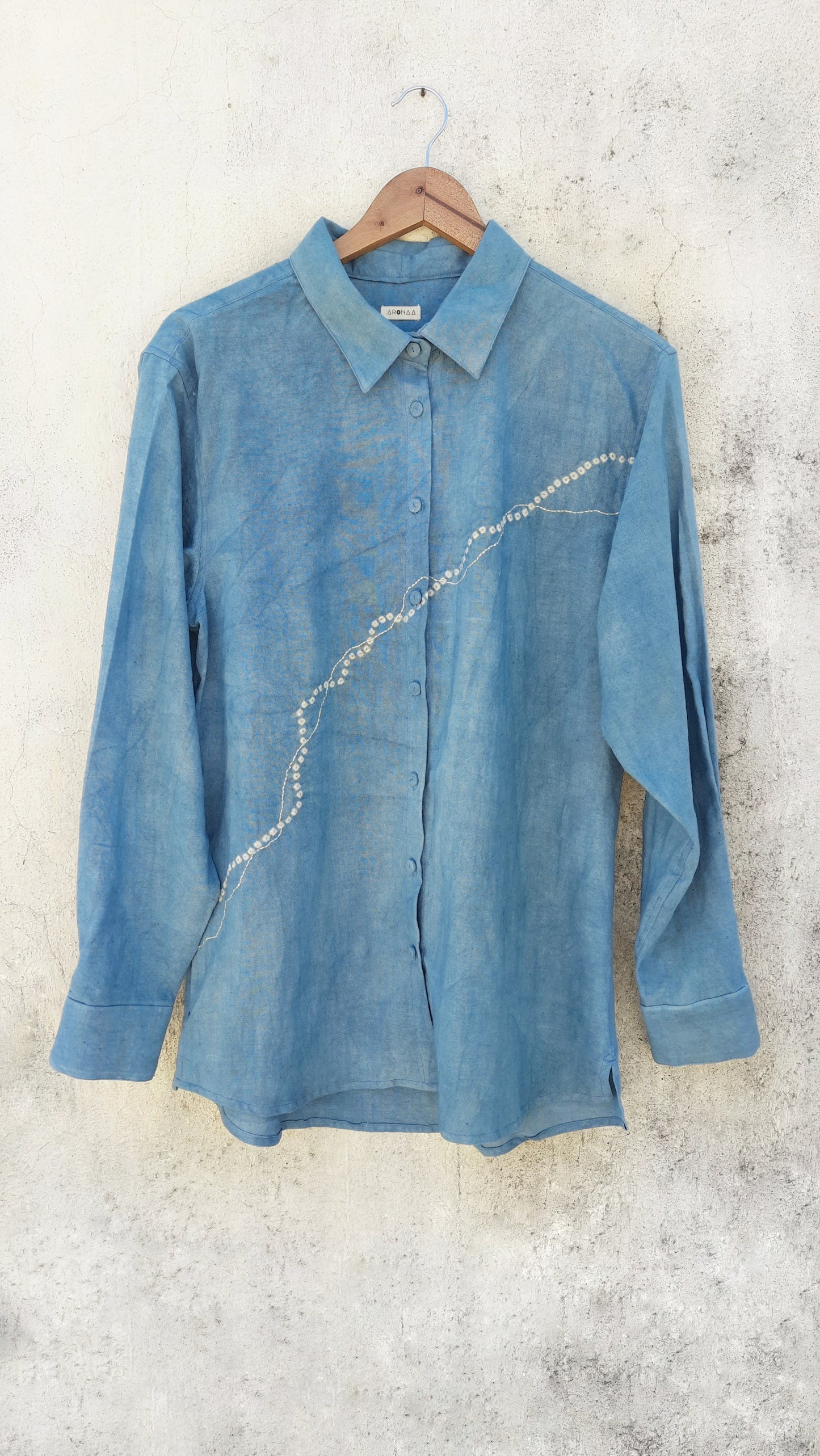 INDIGO SUNGUDI STATEMENT SHIRT