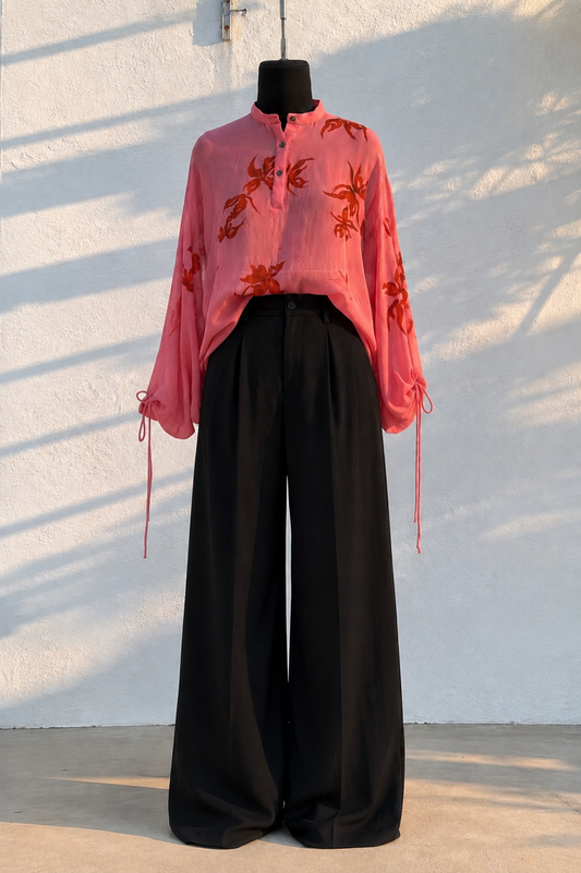 HAND PAINTED MADDER SHIRT