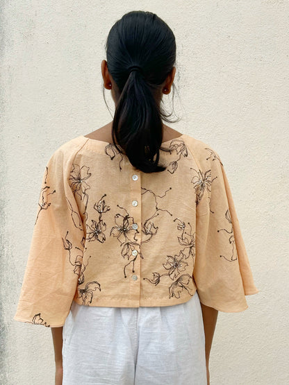 HAND PAINTED RAGLAN TOP
