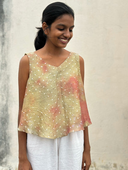 MULTICOLOUR SUNGUDI TOP