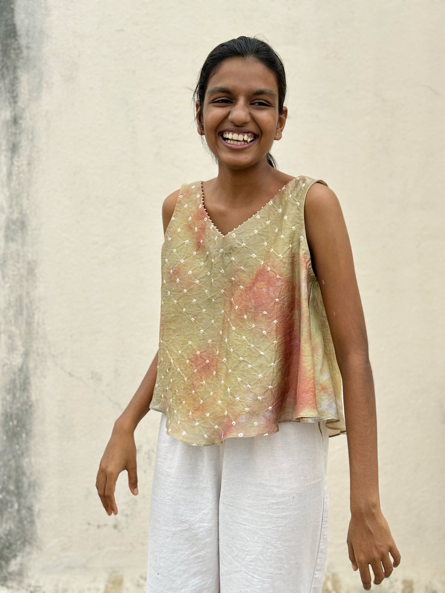 MULTICOLOUR SUNGUDI TOP