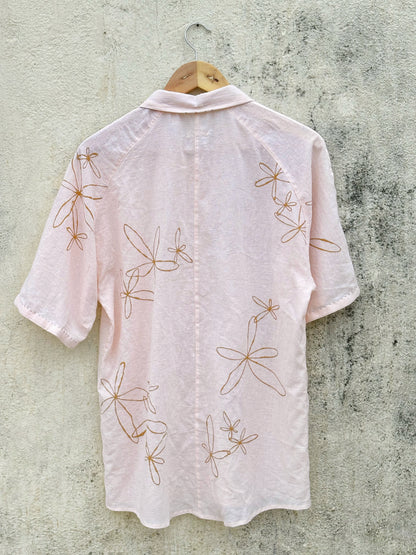 HAND PAINTED ANNATTO SHIRT