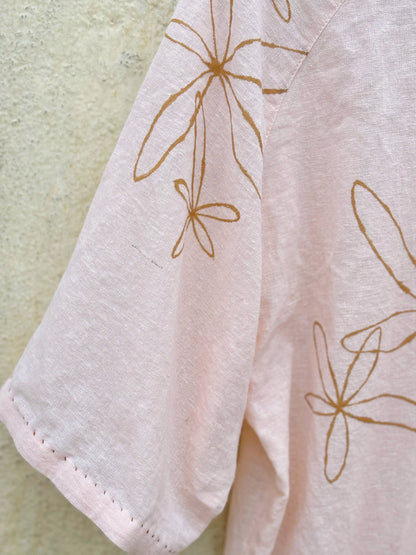 HAND PAINTED ANNATTO SHIRT