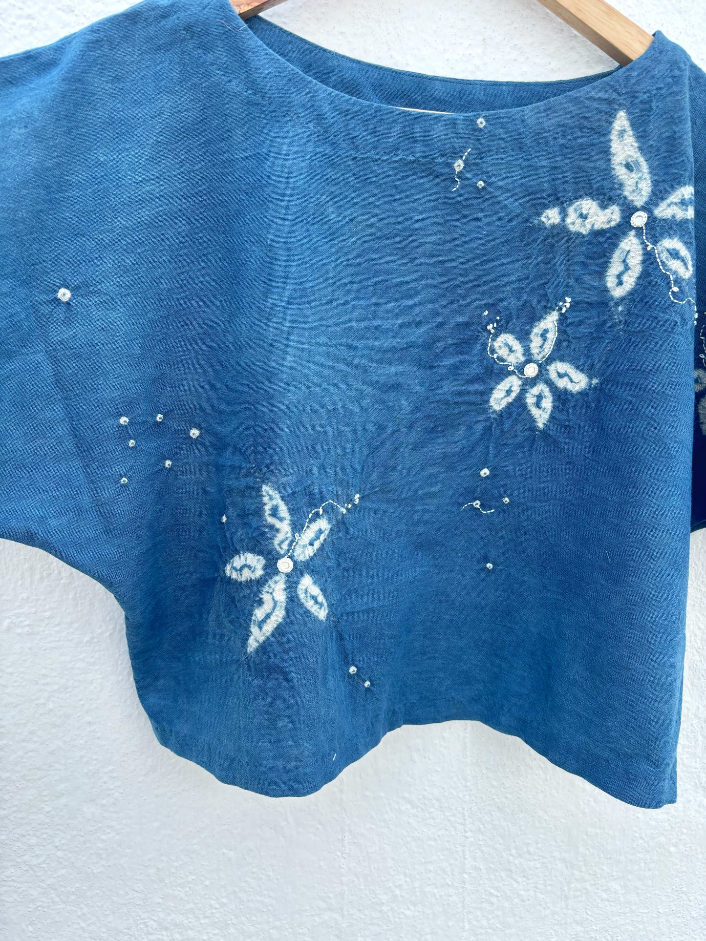 INDIGO KIMONO TOP