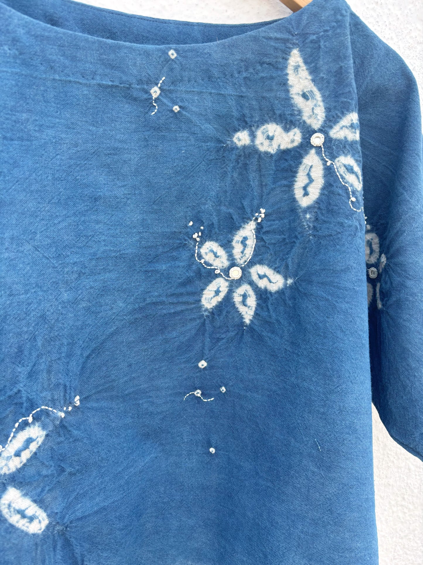 INDIGO KIMONO TOP