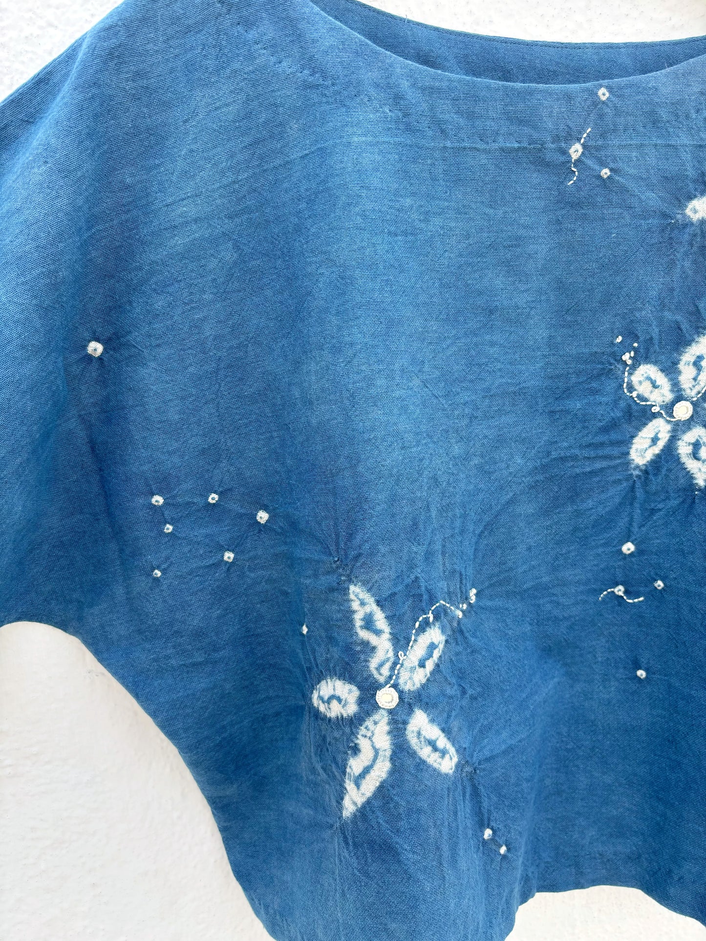 INDIGO KIMONO TOP