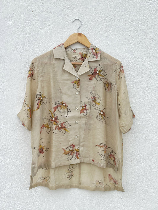 HAND PAINTED MULTICOLOUR OVERSIZED SHIRT