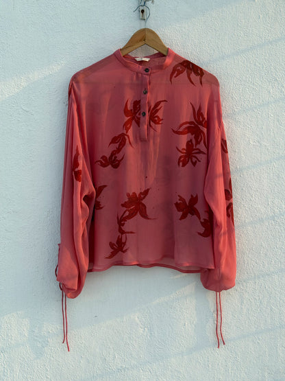 HAND PAINTED MADDER SHIRT