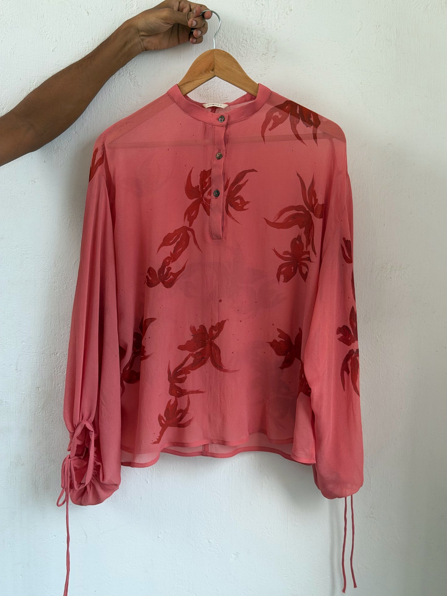 HAND PAINTED MADDER SHIRT