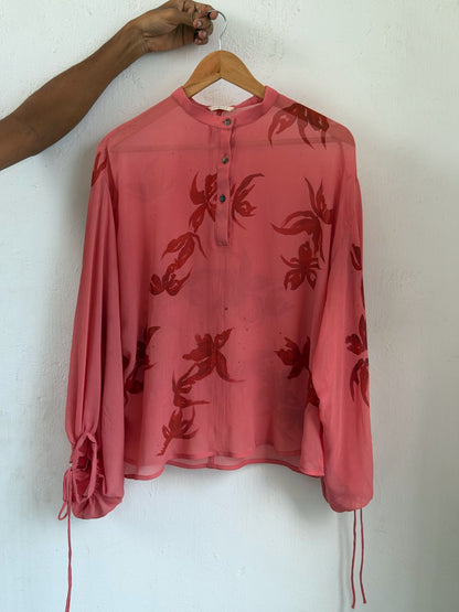 HAND PAINTED MADDER SHIRT