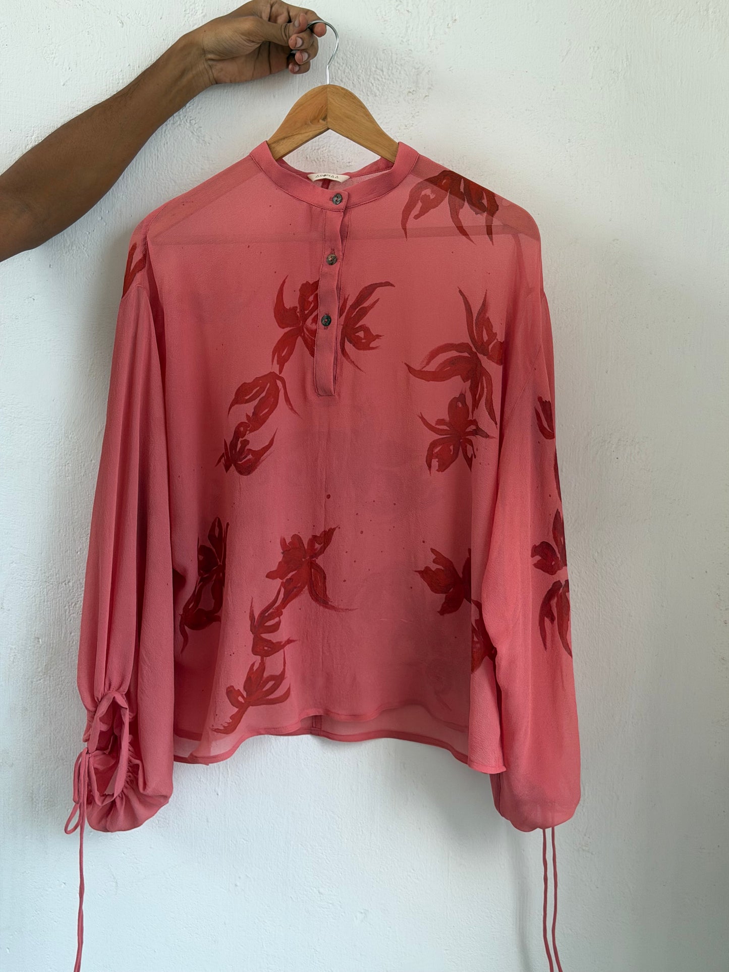HAND PAINTED MADDER SHIRT