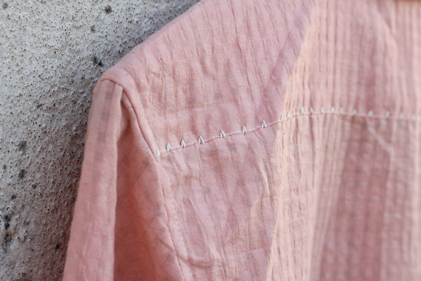 PINK WOOD CHECKERED SHIRT