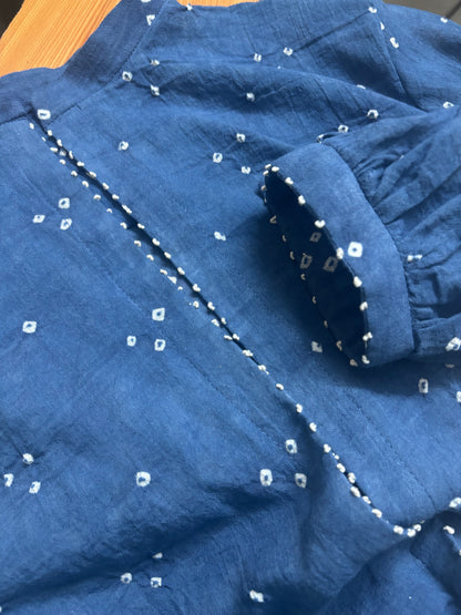 “OMG” INDIGO SHIRT