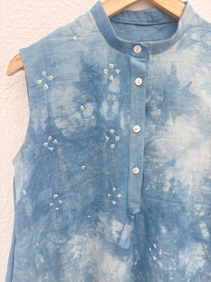 SUNGUDI TEXTURED SHIRT TOP