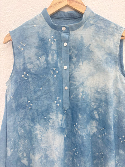 SUNGUDI TEXTURED SHIRT TOP