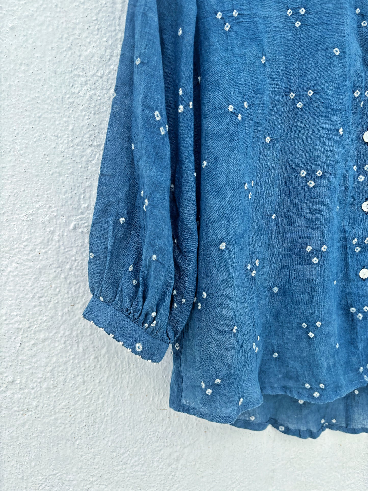 “OMG” INDIGO SHIRT
