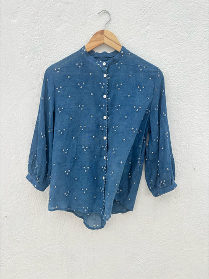 “OMG” INDIGO SHIRT