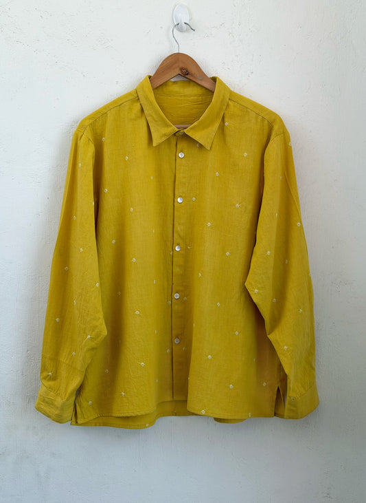 ALL OVER BANDHINI OVERSIZED SHIRT