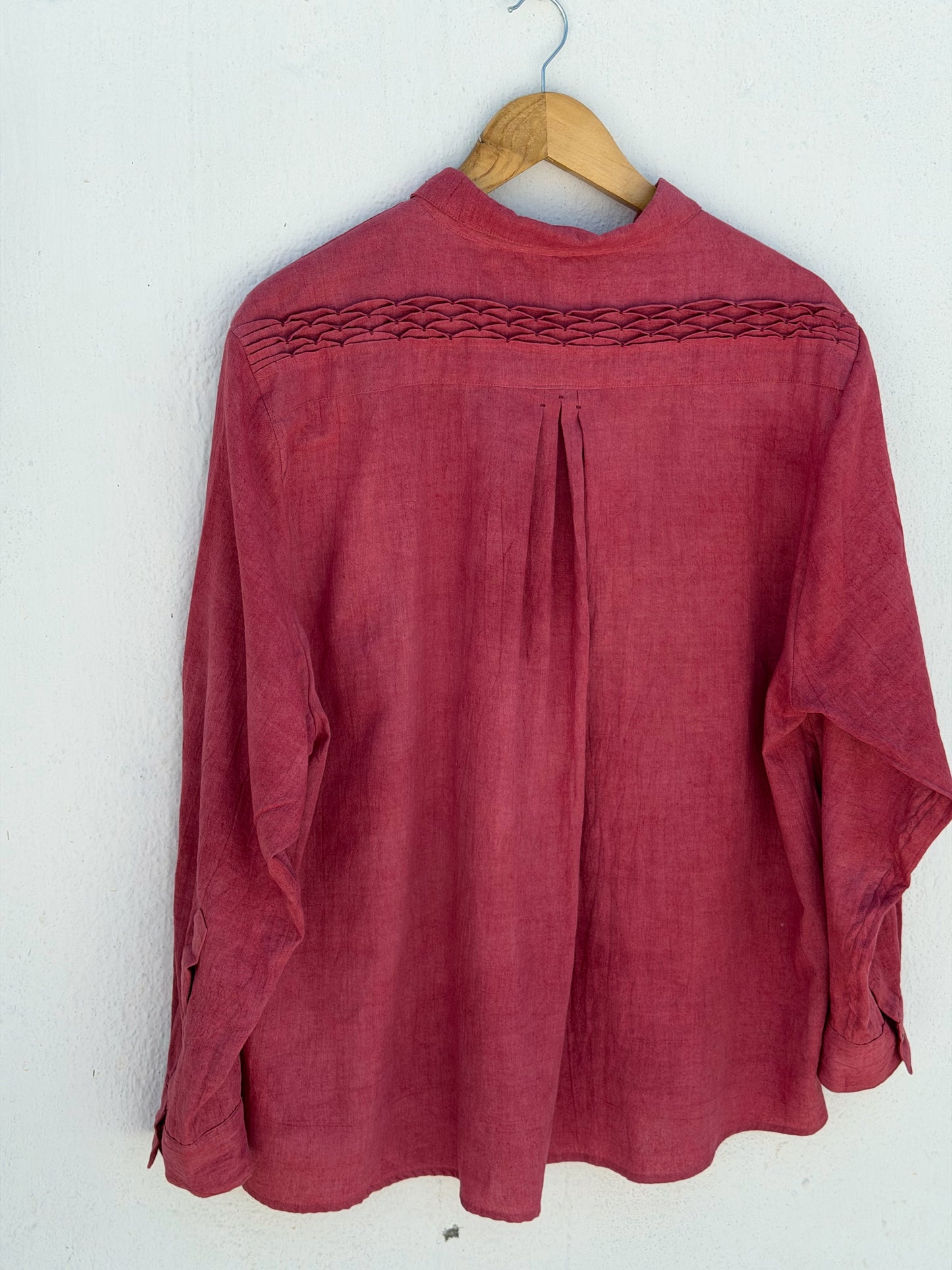 SMOCKING OVERSIZED SHIRT