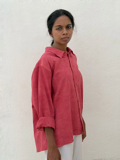 SMOCKING OVERSIZED SHIRT