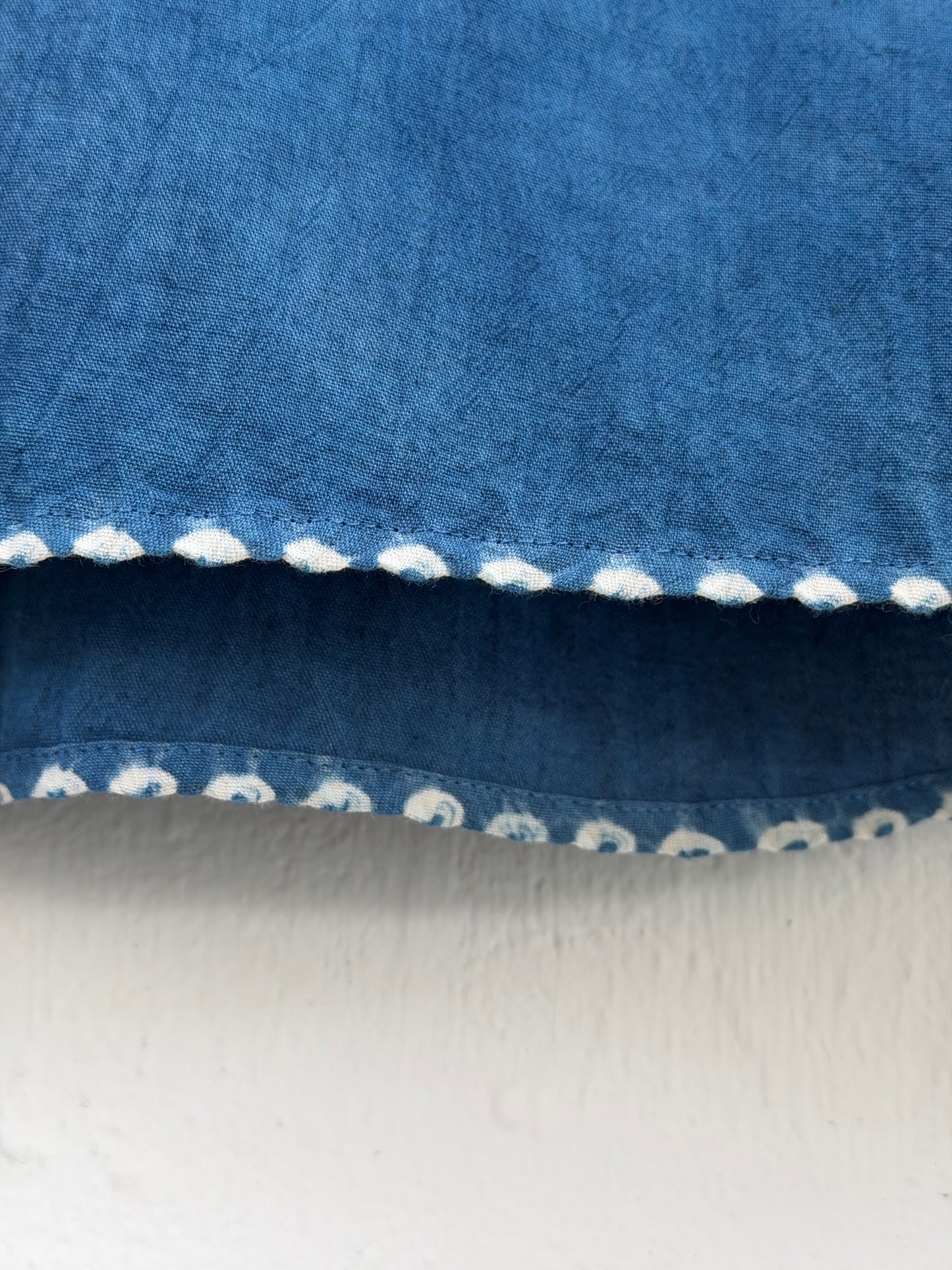 MINIMAL BANDHINI INDIGO SHIRT