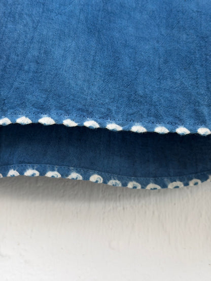 MINIMAL BANDHINI INDIGO SHIRT