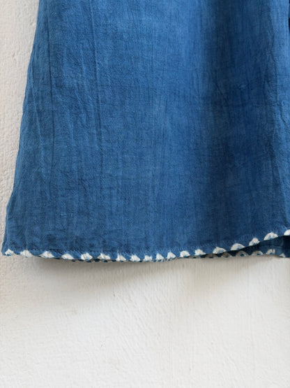 MINIMAL BANDHINI INDIGO SHIRT