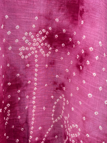 PINK TIE DYE SUNGUDI DRESS