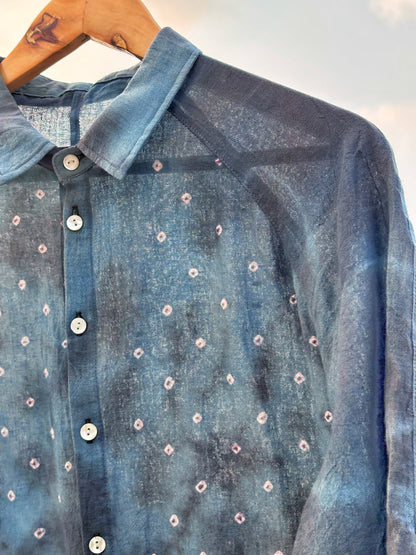 GREY BLUE SUNGUDI SHIRT