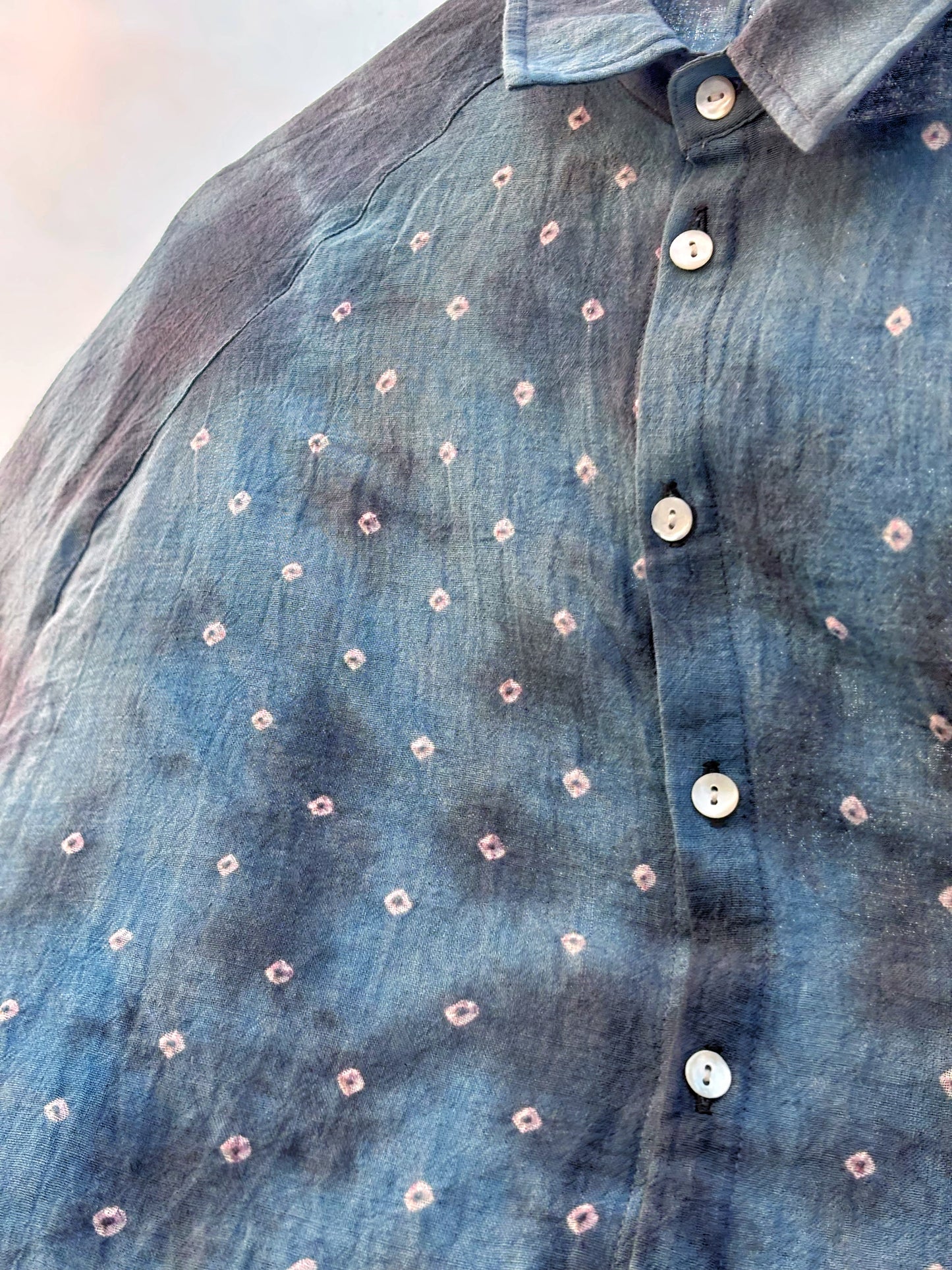 GREY BLUE SUNGUDI SHIRT