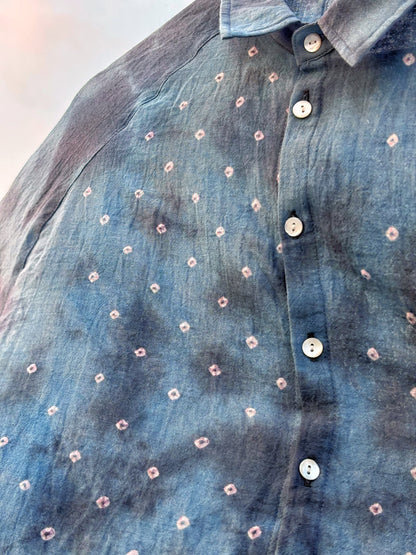 GREY BLUE SUNGUDI SHIRT