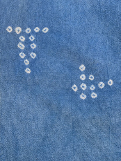 INDIGO SLEEVELESS SUNGUDI SHIRT