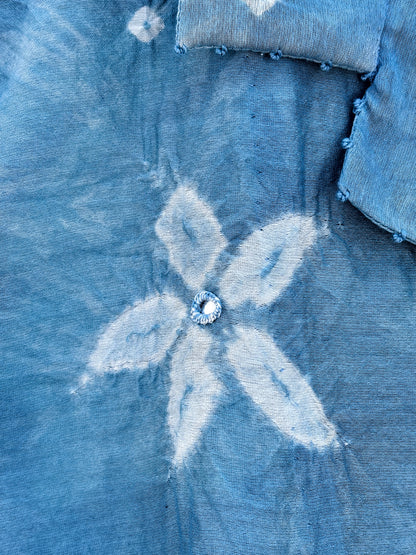 SHIBORI COTTON SILK SHIRT