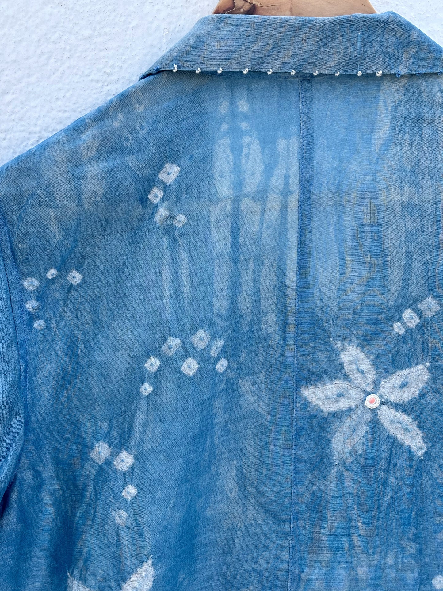 SHIBORI COTTON SILK SHIRT