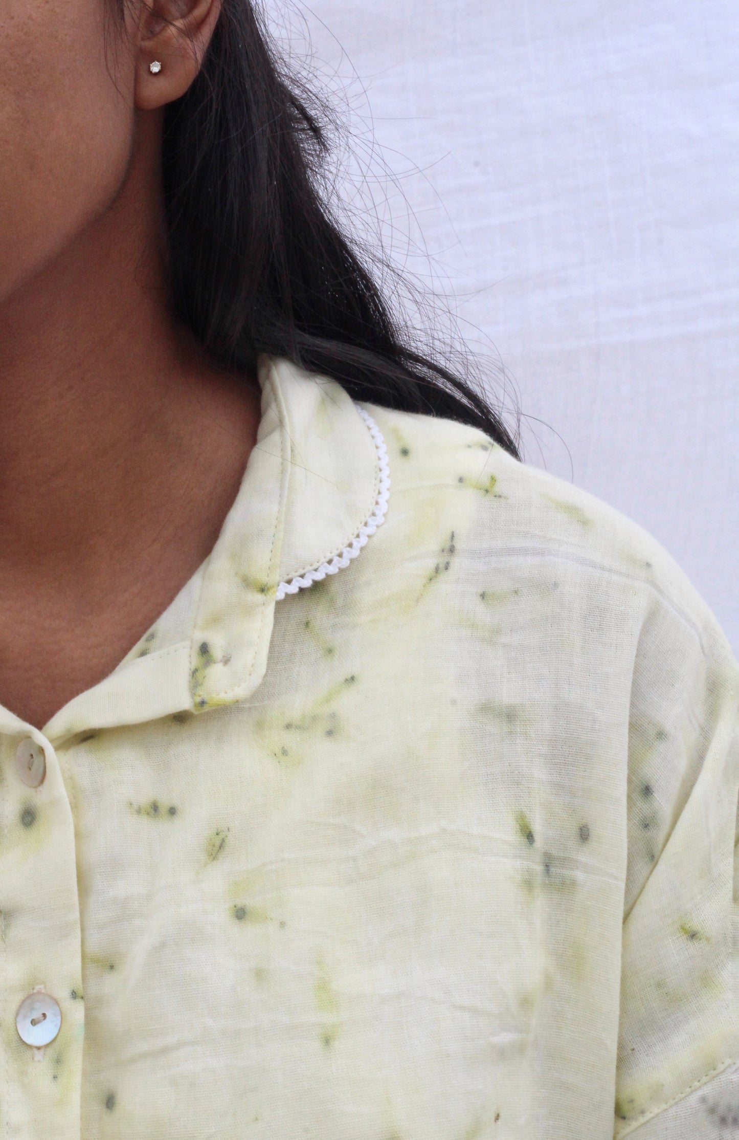 FLORA ECO PRINT SHIRT